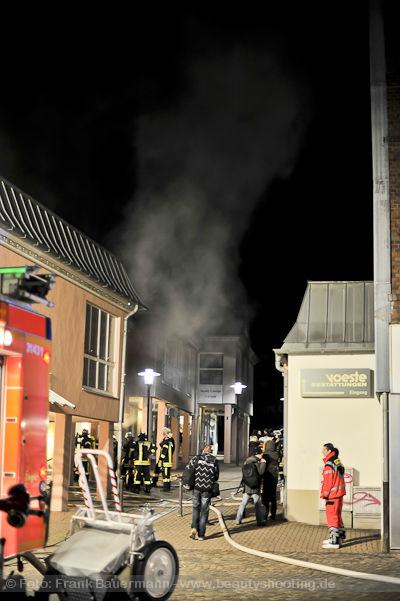 Feuer in Hagen Haspe Tchibo Filiale Voerder Strasse