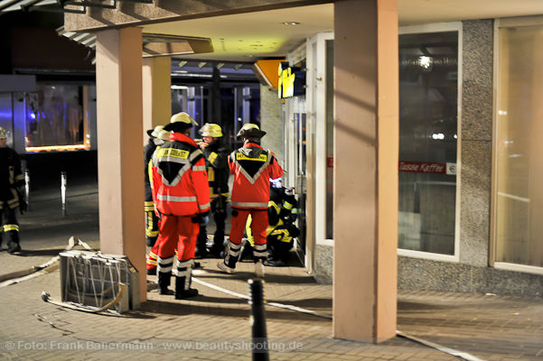Feuer in Hagen Haspe Tchibo Filiale Voerder Strasse