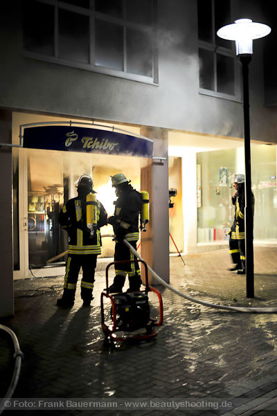 Feuer in Hagen Haspe Tchibo Filiale Voerder Strasse