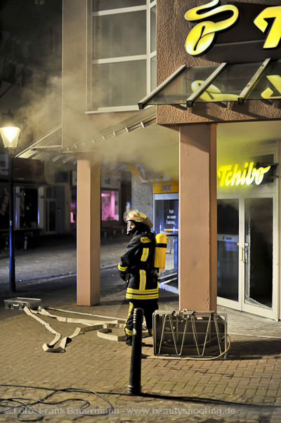 Feuer in Hagen Haspe Tchibo Filiale Voerder Strasse